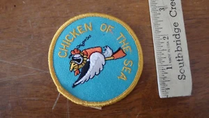 SCUBA DIVING DEEP SEA DIVING SWIMMING CHICKEN OF THE  SEA     PATCH BX E #15 - Picture 1 of 1
