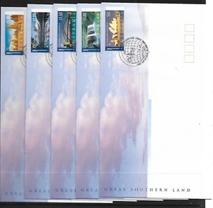5 x Yr 2000 Australian FDC's REDUCED MUH  (International stamps)(6.50 Bargain) - Picture 1 of 1