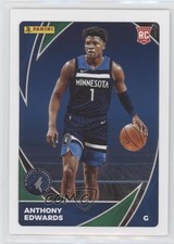 2020-21 Panini Sticker & Card Collection Anthony Edwards #81 Rookie RC