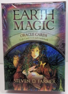 Carte Oracolo Magico Terra Steven D Farmer (Nuove) Mazzo di 48 Carte e Guida - Foto 1 di 10