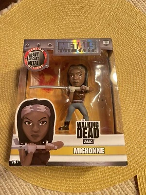 The Walking Dead 4" Die Cast Metals M183 MICHONNE ¡Sin abrir nuevo! Foto 1 de 4