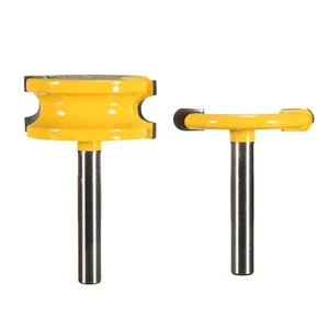 2 PCS Router Bit T-Typ Lichtbogenfräser mit 1/4-Zoll-Schaft Elektrischer W3Q7 - Bild 1 von 10