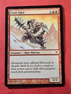 2005 Magic The Gathering Betrayers of Kamigawa #102 Frost Ogre, C, NF, cd2 - Image 1 of 3