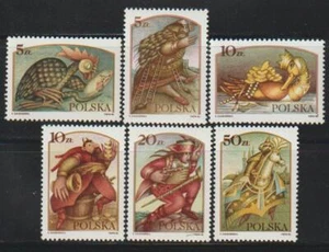 POLAND 1986 FOLK AND FAIRY TALES SC2760-65 MNH POL84 - Picture 1 of 1
