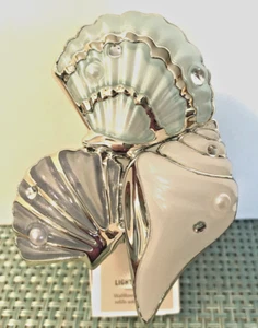 SEASHELL TRIO WALLFLOWER PLUG LUCE NOTTURNA BAGNO CORPO FUNZIONA CONTROLLO PROFUMO OCEANO - Foto 1 di 6