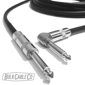 2.5 FT - Mogami 2524 Guitar Cable - Switchcraft Right Angle To Straight Ends - Picture 1 of 4