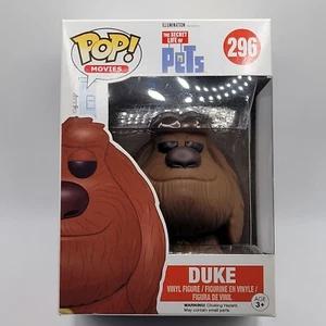 Funko Pop! Vinyl: Movies: The Secret Life Of Pets - Duke #296 W/ Pop Protector N - Picture 1 of 12