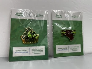 Green Thumb X Last Prisoner Project Enamel Pin Collection Lot of 2 - Picture 1 of 3