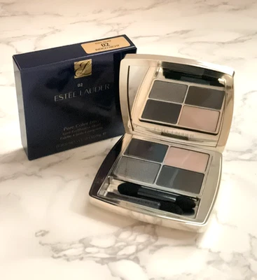 Estee Lauder Pure Color Envy Luxe Eyeshadow Quad #02 Indigo Night 0.21oz NEW - Image 1 of 3