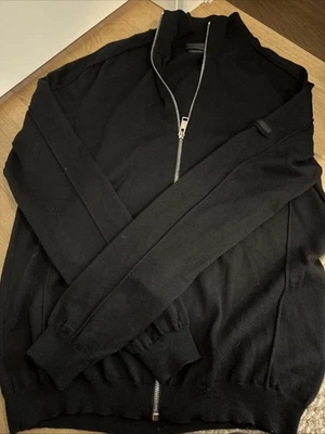 Suéter de lana negro Prada para hombre talla 48 Foto 1 de 4