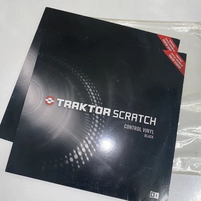 2x Traktor Scratch Control Vinyl 2010  Native Instruments NI-TS 001  MINT! - Image 1 of 4