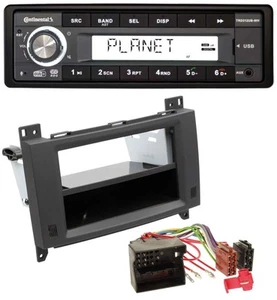 Continental USB 1DIN AUX DAB MP3 Autoradio für Mercedes A- B-Klasse Vito rubbert - Bild 1 von 9