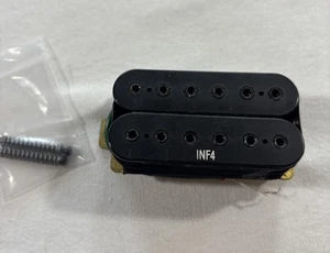 2005 Ibanez Infinity INF4 Bridge Open-Coil Humbucker Pickup Black w/ HW - Picture 1 of 10