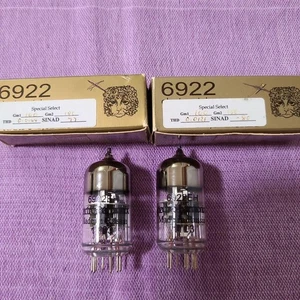 Electro Harmonix 6922 Vacuum Tube Matched Pair for Preamps Used - Foto 1 di 7