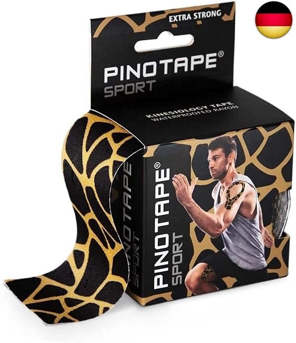 MARKE PINOTAPE Pinotape Sport Kinesiologisches Tape 5 cm x 5 Meter Savannah (1)
