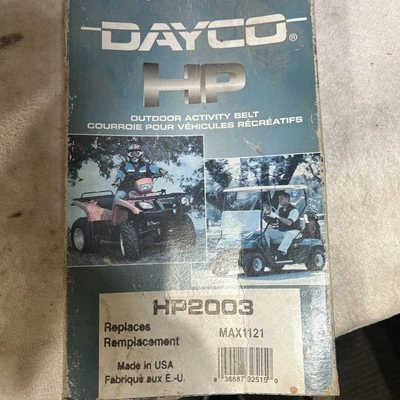 Correa de transmisión Arctic Cat 400 Auto 4x4 TRV, 2006-2007, Dayco HP2000 Performance Foto 1 de 4