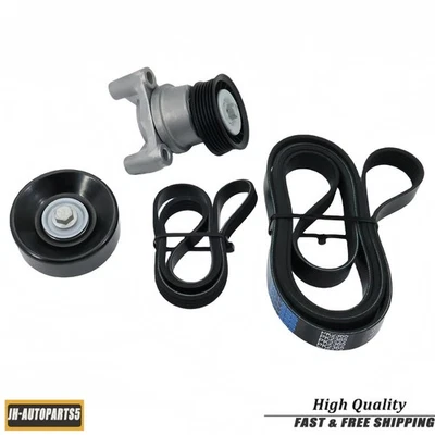 For Chevy Silverado GMC Sierra 2500 3500 Hd Serpentine Belt Drive Component Kit - Imagem 1 de 4