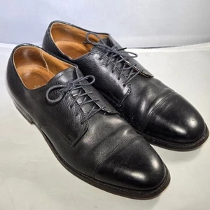 Scarpe eleganti ALDEN New England nere morbide in pelle di vitello di lusso da uomo 10,5 AA 9571F - Foto 1 di 8