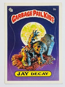 1985 Garbage Pail Kids GPK - OS1 Series 1 *Glossy #5b JAY DECAY (EX) See PICS! - Picture 1 of 10