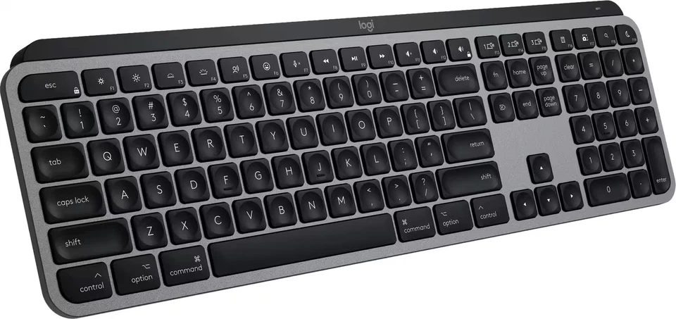 Logitech - MX Keys S for Mac Advanced Full-size Wireless Scissor Keyboard - Image 1 of 1