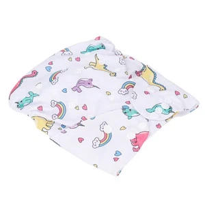 Reusable Baby Diaper Leakproof Breathable Dipper Pants Elastic Washable Reus WPD - Picture 1 of 23