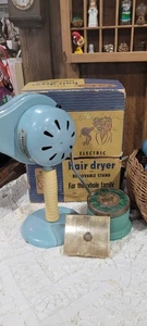 Vintage Elektro Haartrockner handlich Hannah mit Sockel in OVP 50er Jahre getestet retro - Bild 1 von 4