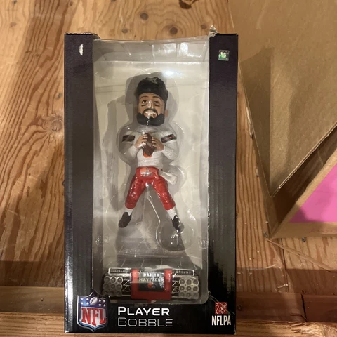 BAKER MAYFIELD PLAYER BOBBLE STADIUM EXCLUSIVE COLOR RUSH  BROWNS BOBBLEHEAD NEW Cover