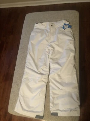 NUEVO CON ETIQUETAS $75 Columbia Niños Niñas Blanco Starchaser Peak II Pantalones de Nieve Talla XL Foto 1 de 4