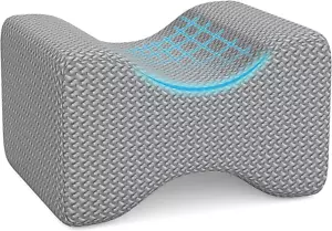 Memory Foam Knee Pillow, Knee Pillow for Side Sleepers, Leg Pillows for Sleeping - Picture 1 of 12