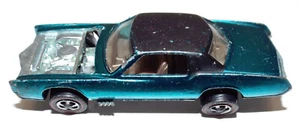 1968 Original Vintage Hot Wheels Redline Custom Eldorado USA Aqua Black Roof - Picture 1 of 6