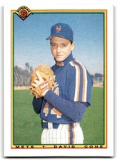 1990 Bowman Baseball Card David Cone New York Mets #125