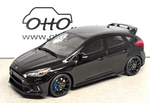 1:18 Otto Mobile Ford Focus RS MK 3 negro OT950 NUEVO - Imagen 1 de 6