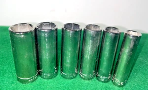 Juego de 6 enchufes Craftsman Deep SAE 3/8" Dr 6pt - Imagen 1 de 4