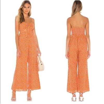 Mono floral naranja Cleobella Revolve Skylar Foto 1 de 4