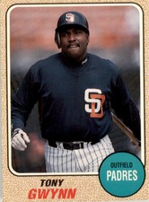 1993 Baseball Card Magazine '68 Topps Replicas #SC60 Tony Gwynn Padres
