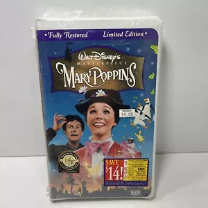 Walt Disney's Mary Poppins VHS Movie 1997 Limited Edition NEW Sealed - Picture 1 of 4