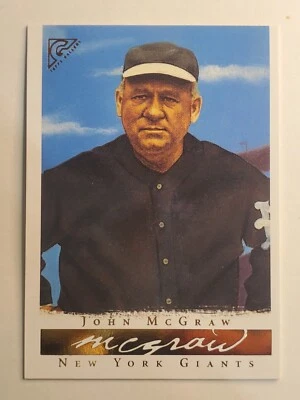 2003 Topps Gallery Salón de la fama #8 John McGraw MG sin logotipo ~ New York Giants BB Foto 1 de 2