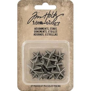 Tim Holtz Idea-ology Adornments - Stars 27pcs - Picture 1 of 3
