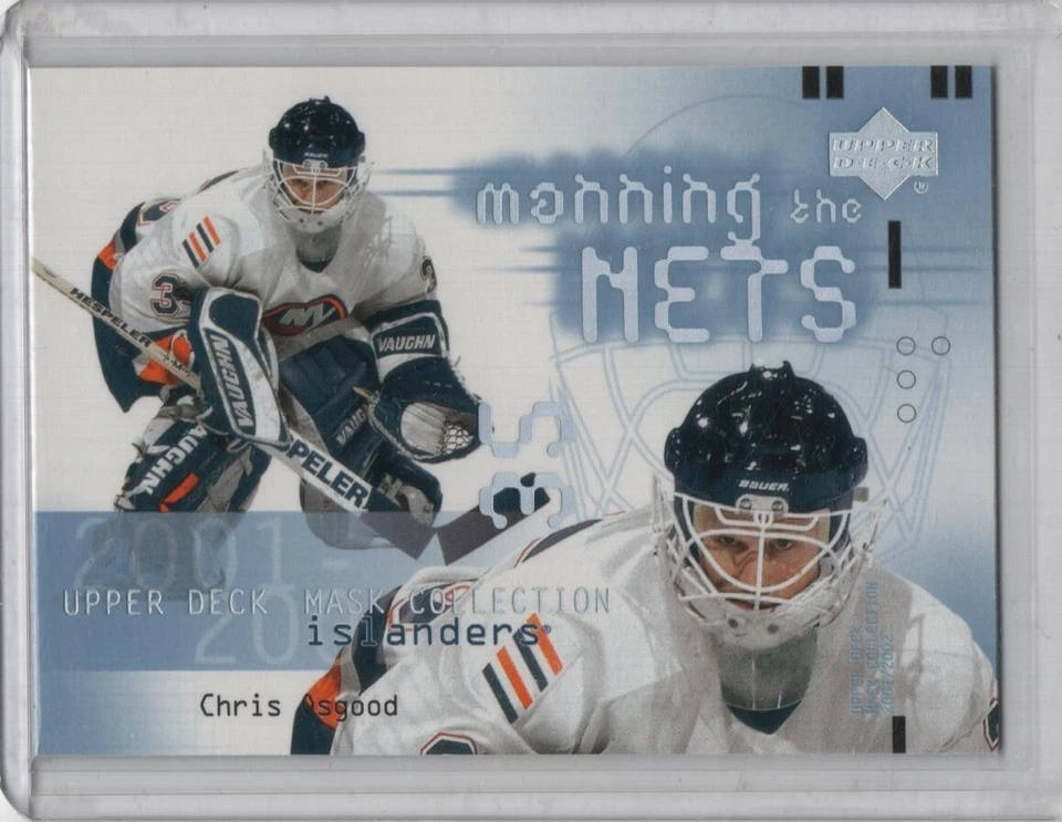 2001-02 Upper Deck Mask Collection Manning the Nets #119 Chris Osgood - Image 1 of 1