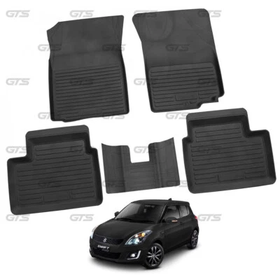 For Suzuki Swift 5Dr Hatchback 2012 - 17 RHD Rubber 3D Floor Mat Carpets Foto 1 de 4