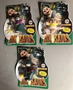 Vintage 90s Disney The Dinosaurs TV Show Figure Toy Lot Baby Sinclair Family MOC - Picture 1 of 7