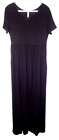 Vi!show Luxurious Rayon Soft & Stretchy Empire Waist Maxi Dress w Pockets-L