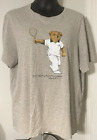 Polo Ralph Lauren Women's POLO BEAR Tennis T-Shirt XXL 2XL Gray