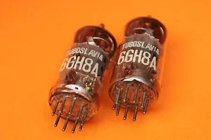 6GH8A - EI Yougoslavie - Outillage Telefunken - PAIRE ASSORTIE - TUBE - NOS - Photo 1 sur 8