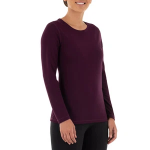 Camiseta Athletic Works Damas Mujeres Core Manga Larga Púrpura Oxford Talla 2XL - Imagen 1 de 6