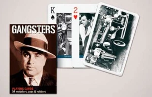 Gangsters! (Capone, Esobar, Clyde, Oswald) Playing Cards by Piatnik - Picture 1 of 1