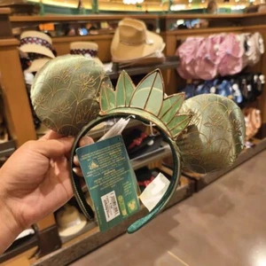 Authentic Shanghai Disney Parks Tiana Princess Ear Headband Disneyland 2024 New - Picture 1 of 4