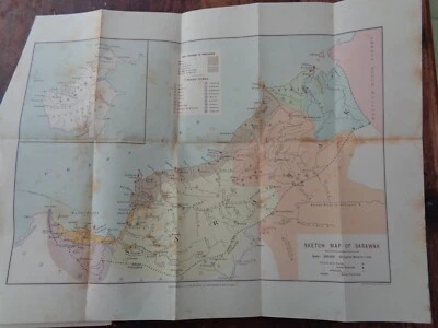 1909 HISTORY OF SARAWAK UNDER ITS TWO WHITE RAJAHS by GOULD & BAMPFYLDE BROOKE - Image 1 of 4