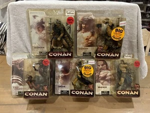 Serie Completa Conan 2004 1 Juego de 5 Figuras McFarlane NUEVO - Imagen 1 de 11