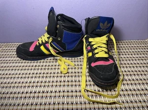 Adidas Originals Decade Hi Top Retro Turnschuhe Sportschuhe schwarz – Erwachsene Damen 8,5 US - Bild 1 von 10